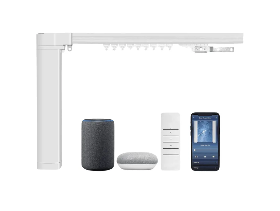 Beakn Smart Curtain Motor with 3 meter track